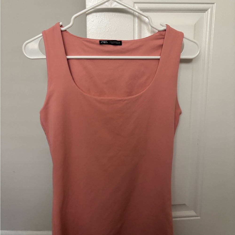 Zara Smooth Pink Tank Top